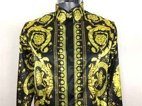 camisas versace hombre 2019|camisa Versace hombre.